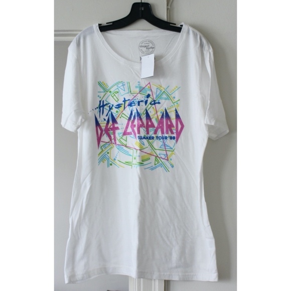 New w/Tags - Def Leppard - Hysteria 1988 Summer Tour Band Tee XL -Project Karma - Picture 3 of 7